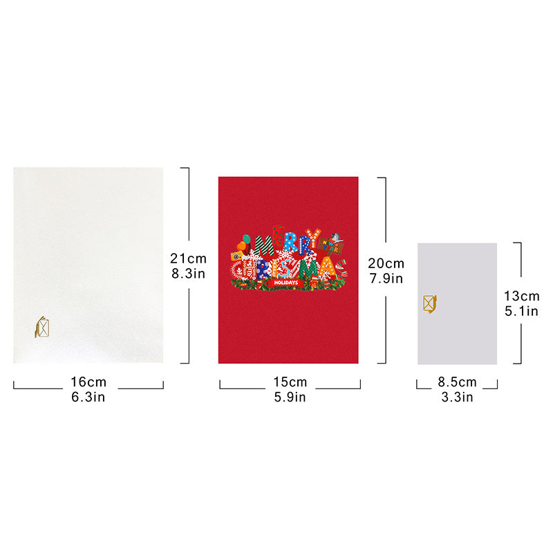 Christmas Greeting Cards 3D