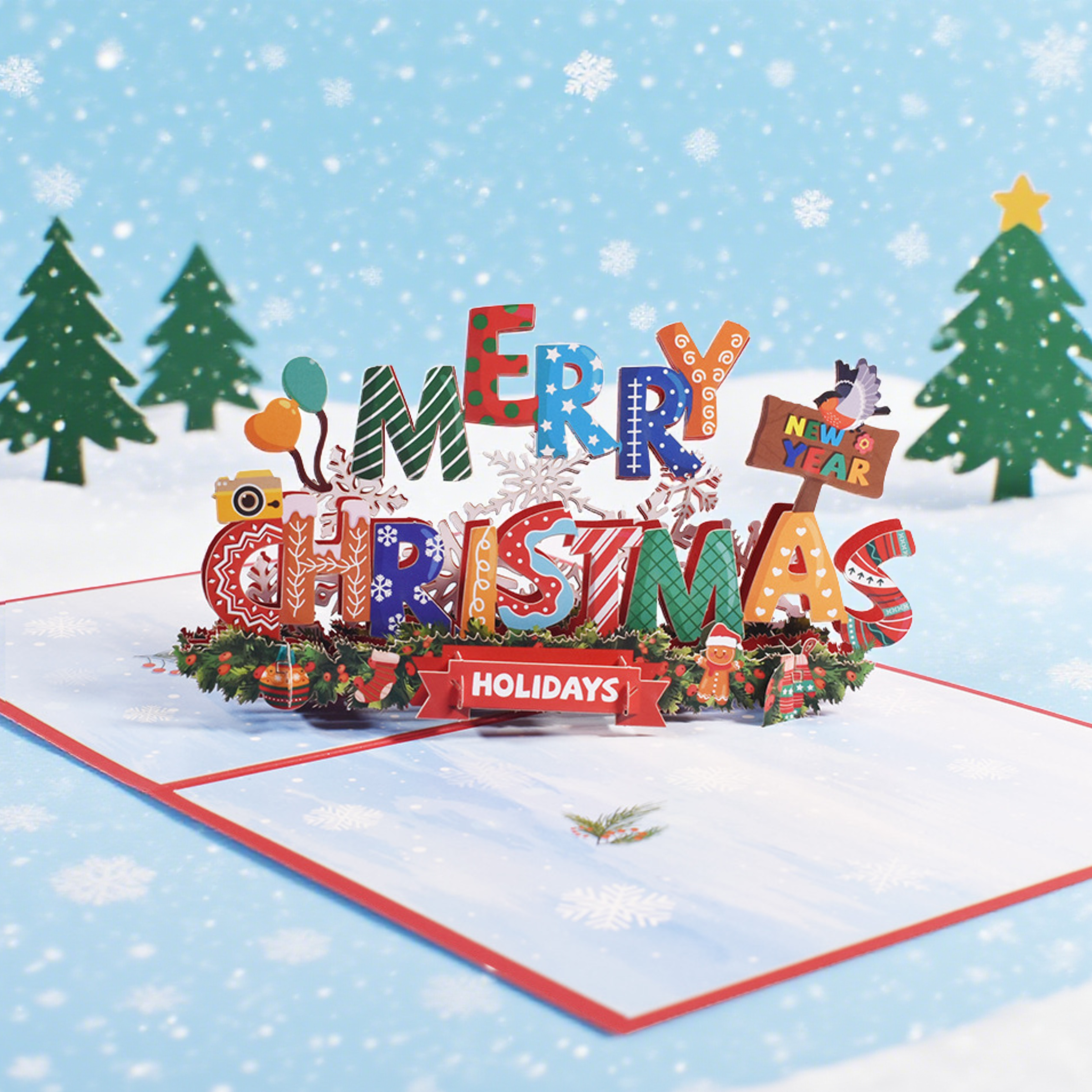 Christmas Greeting Cards 3D