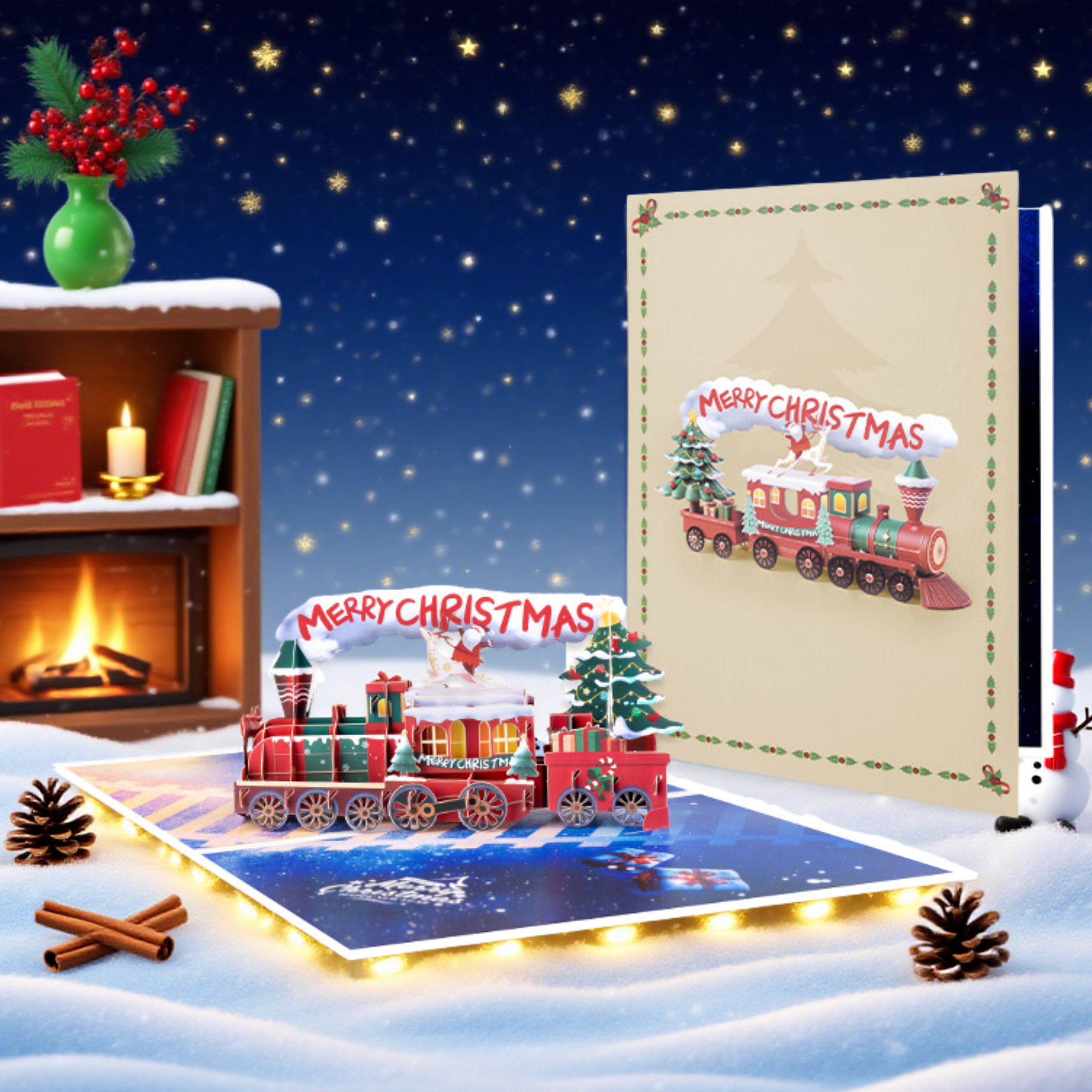Christmas Greeting Cards 3D