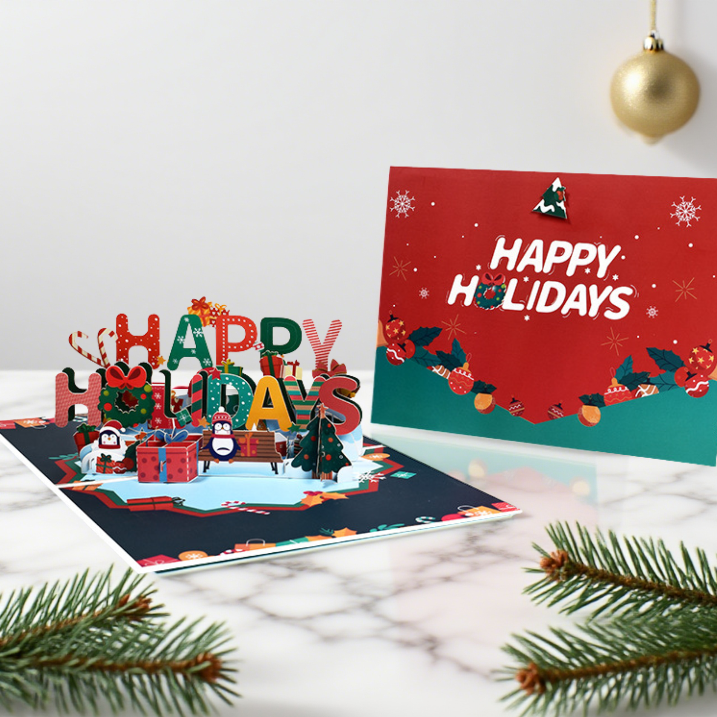 Christmas Greeting Cards 3D